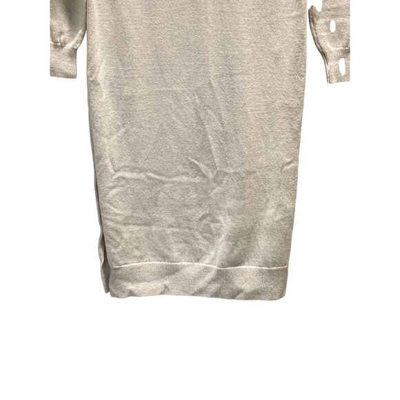 Wilfred Aritzia Shayda 100% Merino Wool Sweater Dress Beige Size XXS Neutral - Picture 8 of 12